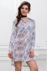 Рубашка Mia - Amore - 117,00. Рзмеры XS, S, M, L, XL